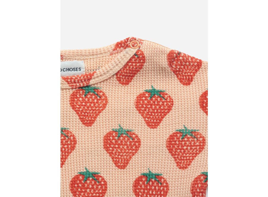 Strawberry all over long sleeve T-shirt BABY