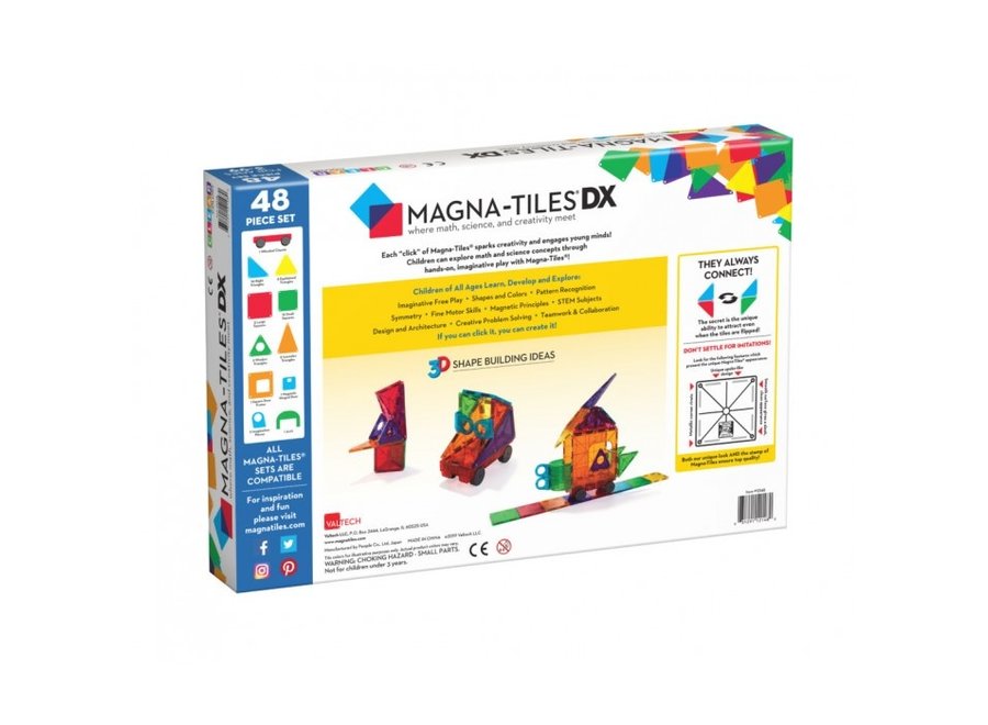 MagnaTiles Clear Colors 48 stuks
