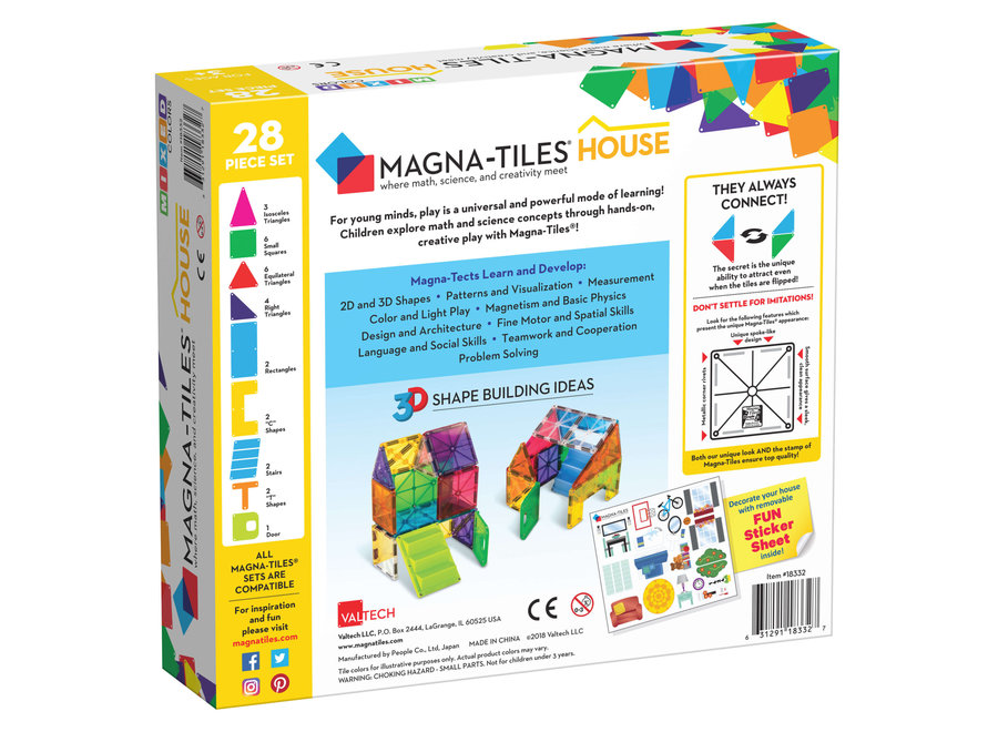 MagnaTiles House set 28 stuks