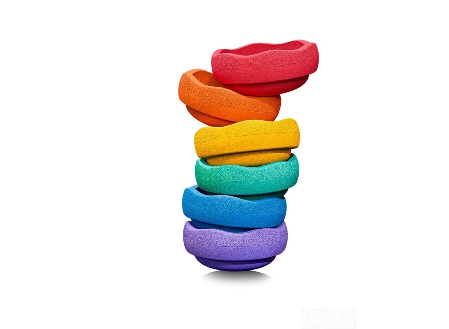 Stapelstein Rainbow Classic 6 stuks