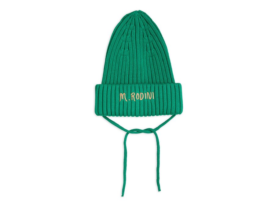 Fold Up Rib Hat Green