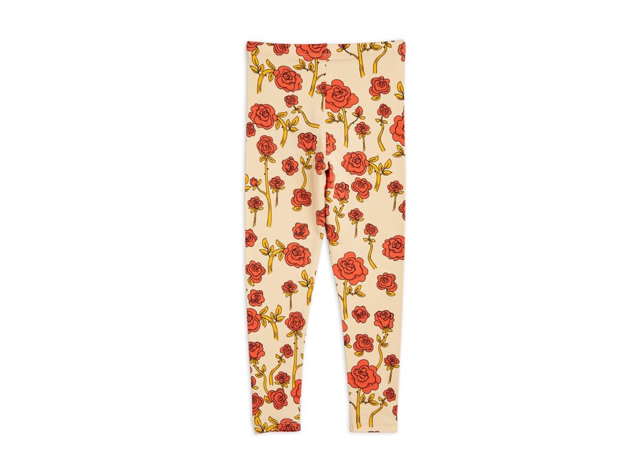 Roses aop Leggings Red