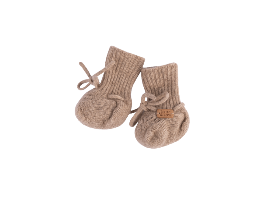 Baby Cashmere Booties Sand