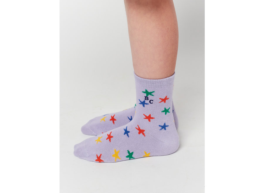 Stars all over short socks