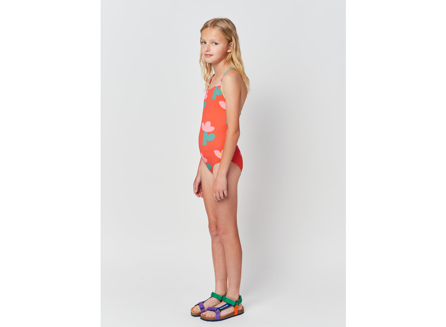 Sea Flower all over swimsuit KID