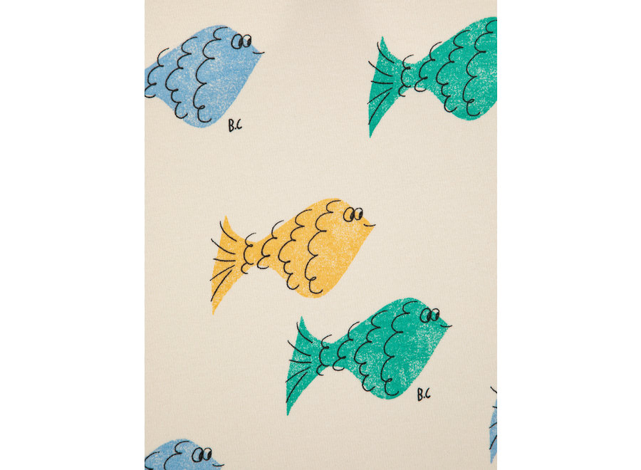 Multicolor Fish all over sleeveless body BABY