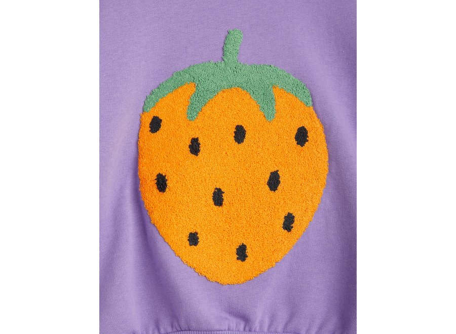 Strawberries emb Sweatshirt