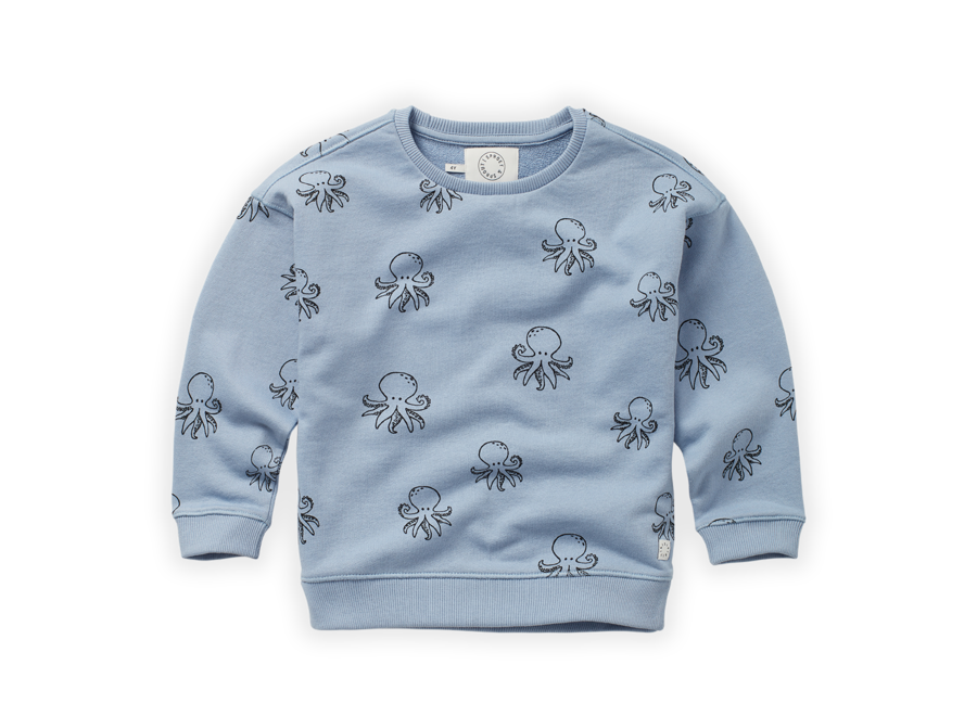 Sweatshirt octopus print
