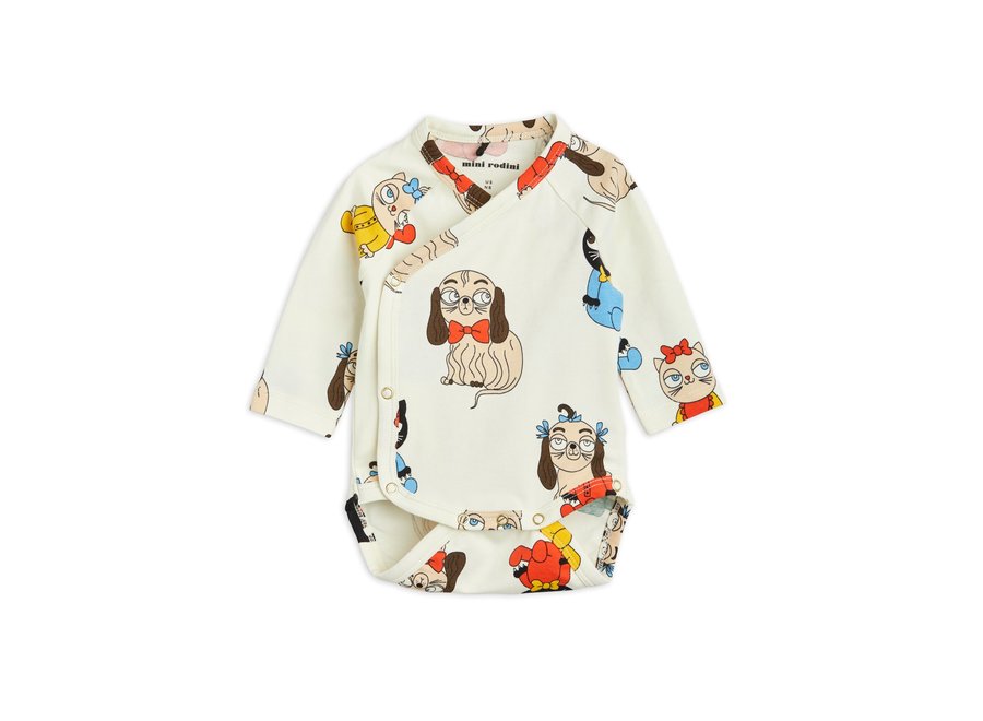 Minibabies aop ls Wrap Body