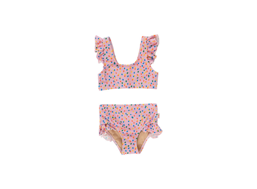 Confetti Swim Set light violet