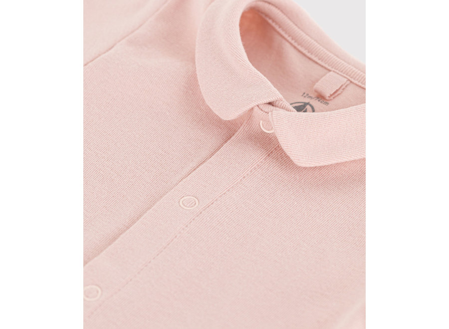 Body met kraagje Saline Roze