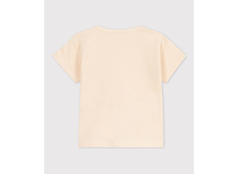 T-shirt met zakje Avalanche Beige