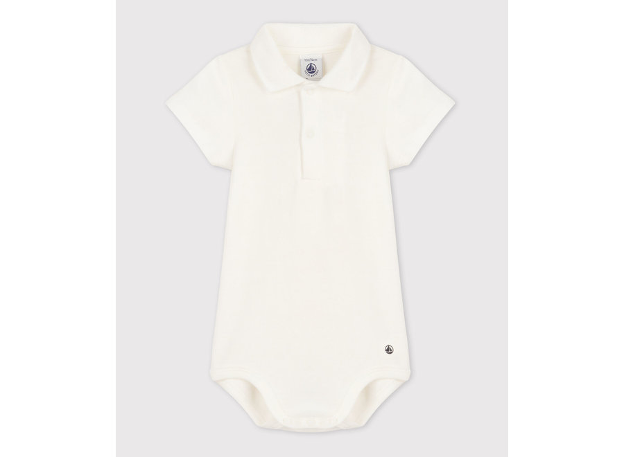 Polo Body shortsleeve Marshmallow wit