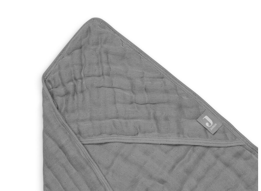 Badcape Wrinkled Cotton 75x75cm Storm Grey