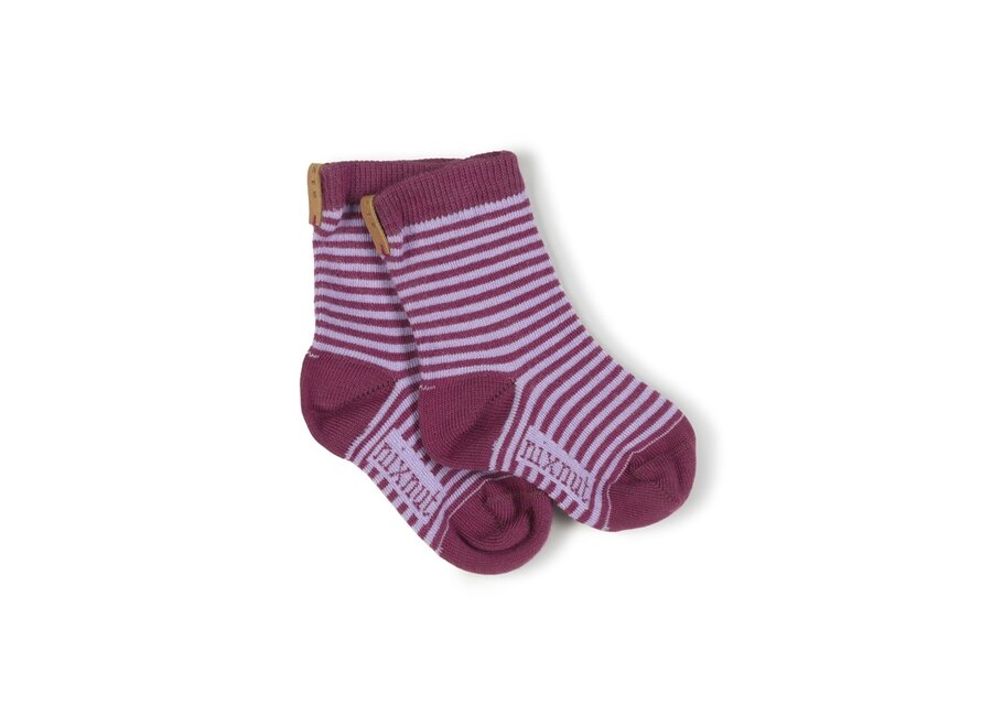 Socks Violet Stripe