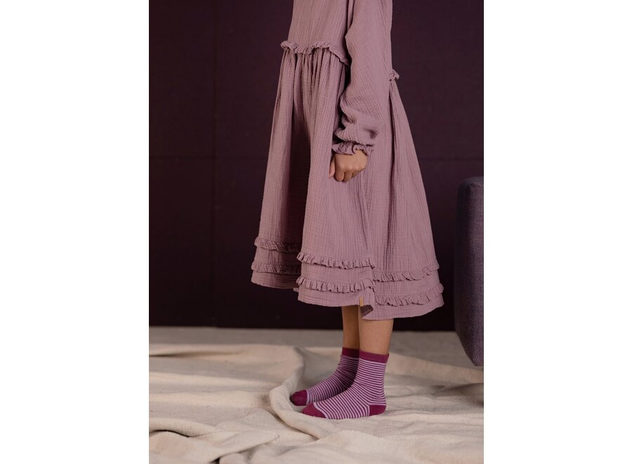 Socks Violet Stripe