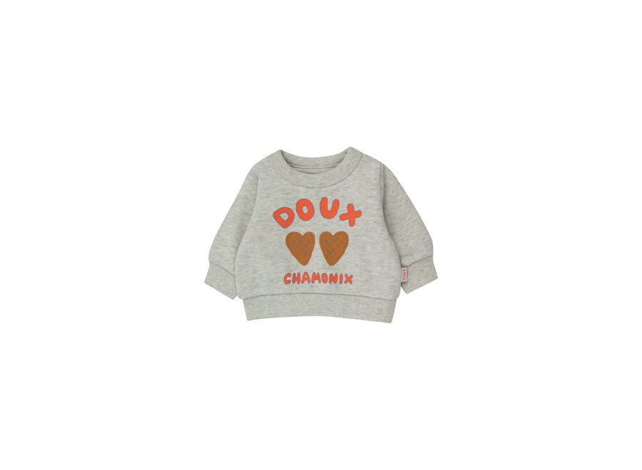 Doux Chamonix Baby Sweatshirt Light Cream Heather