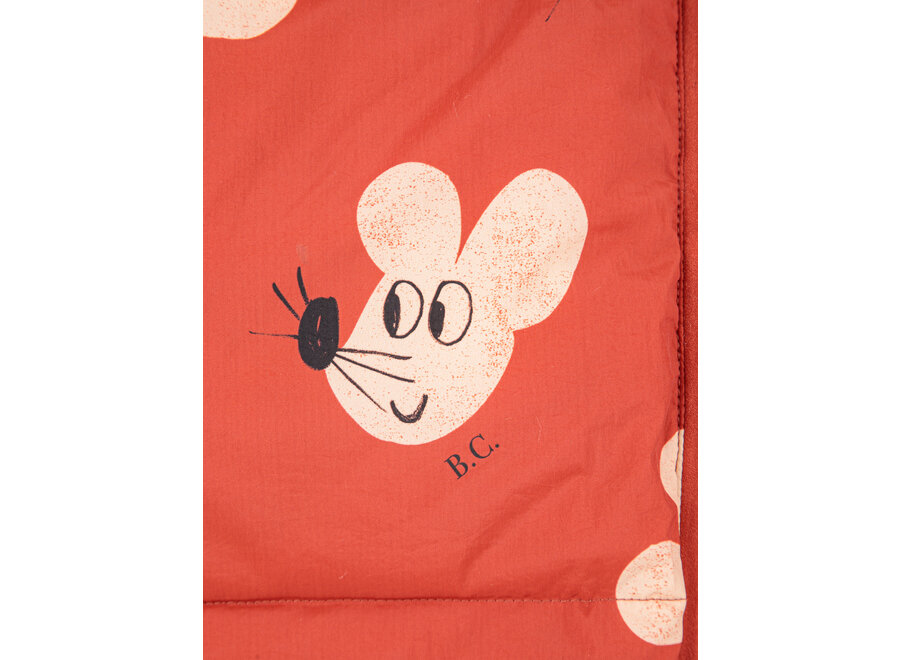 Mouse all over padded anorak KID
