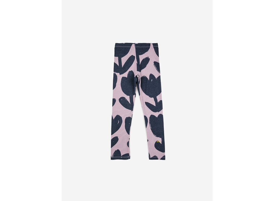 Retro Flowers all over leggings KID