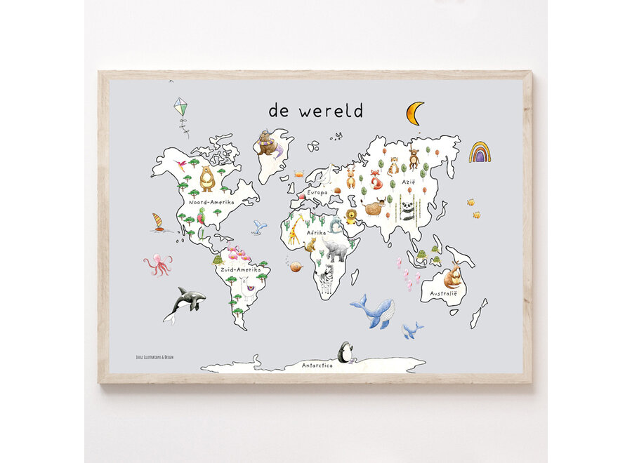 De Wereld poster