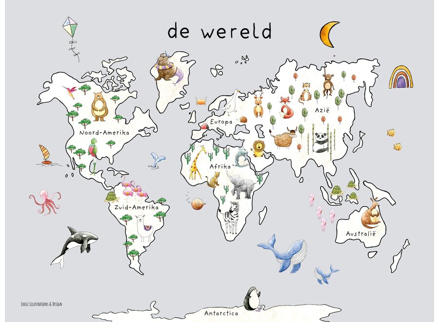 De Wereld poster