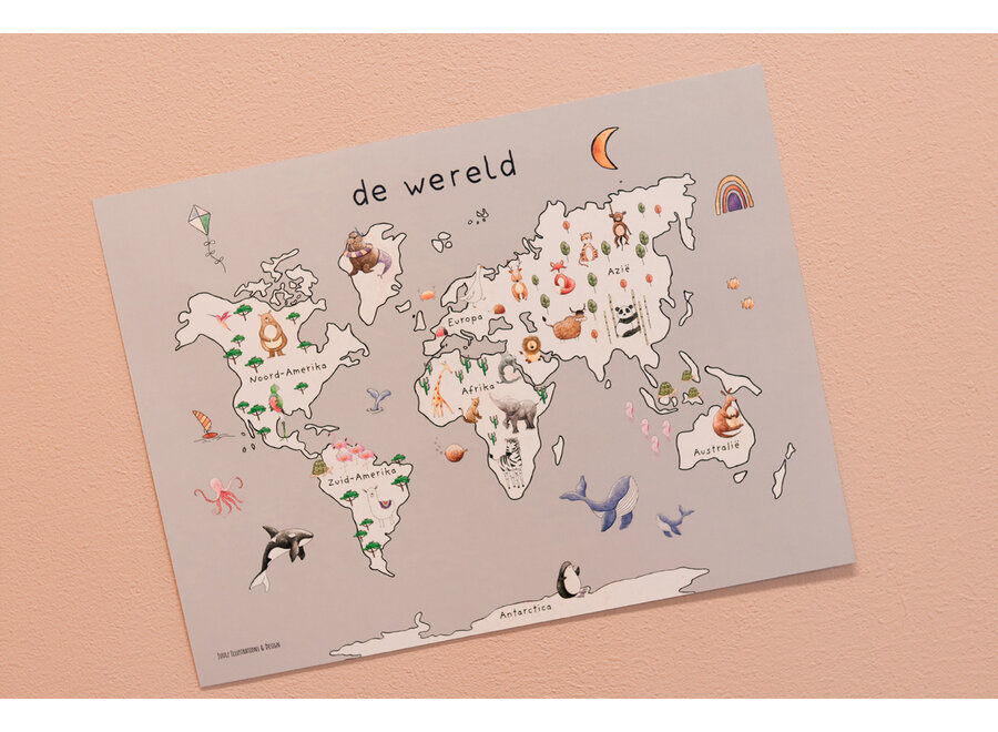 De Wereld poster