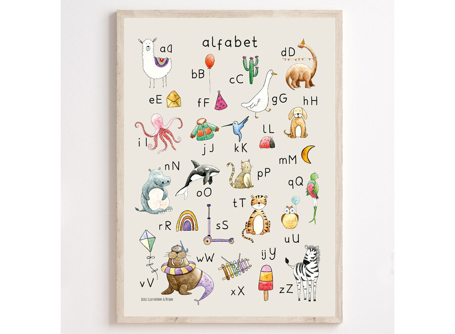 Alfabet poster Schooleditie
