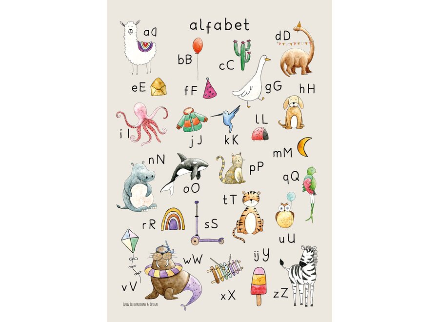Alfabet poster Schooleditie