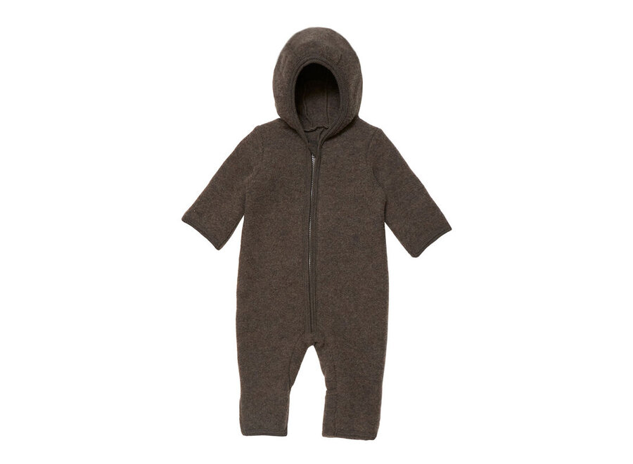 Pram Suit Soft Wool Dusty Cocoa Brown