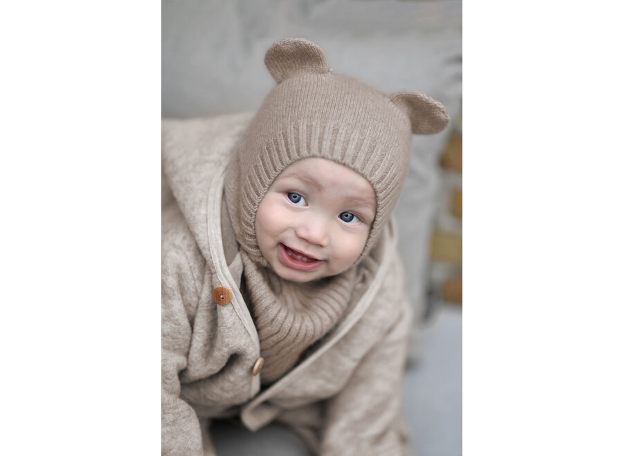 Pram Suit Soft Wool Dusty Camel