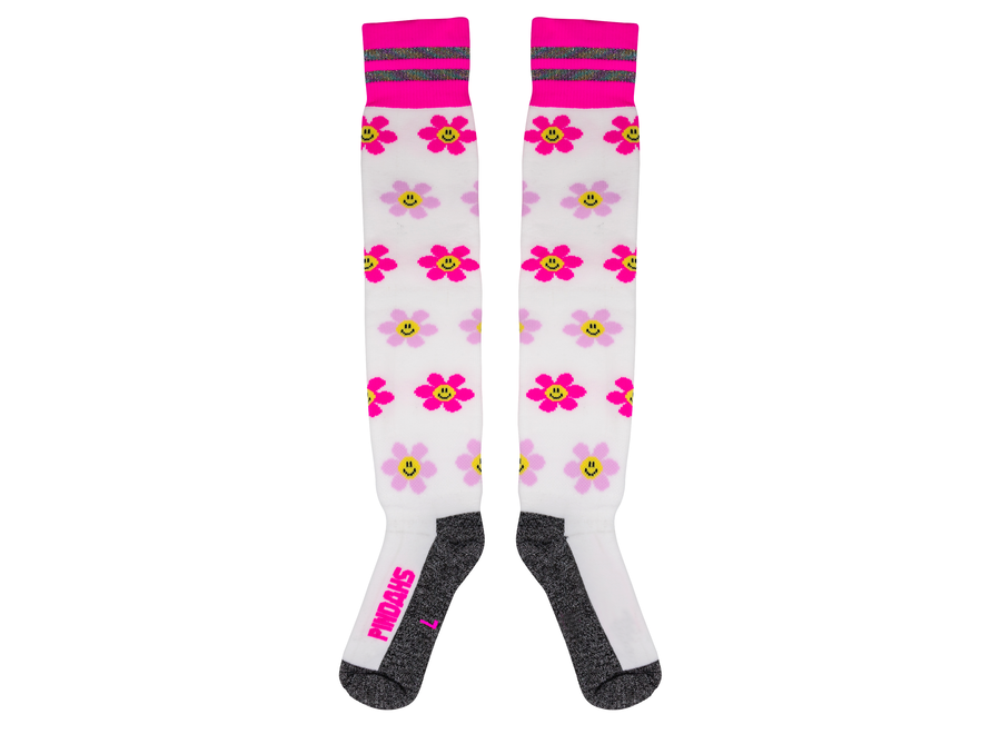 Puck Smiley flower Hockeysocks