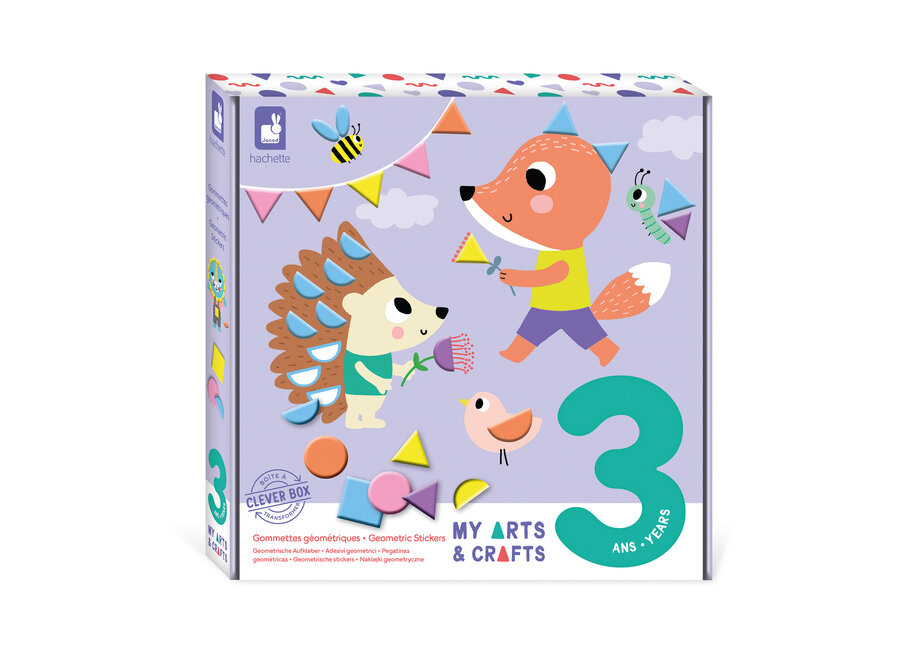 Geometrische stickers // 3 jaar