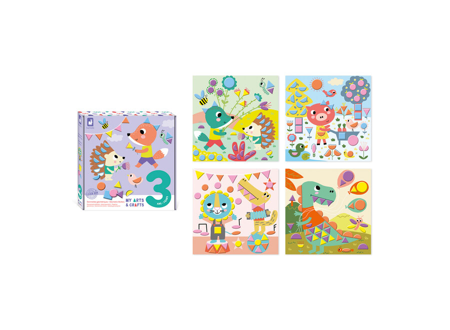 Geometrische stickers // 3 jaar