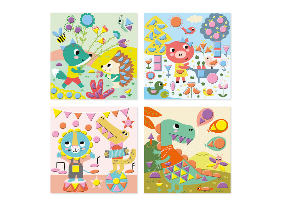 Geometrische stickers // 3 jaar