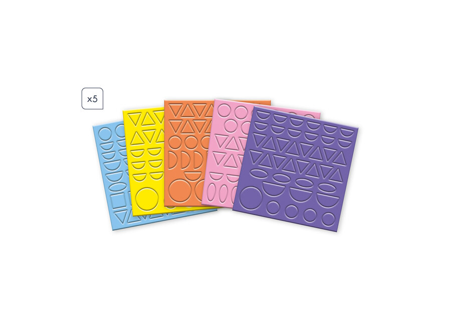 Geometrische stickers // 3 jaar