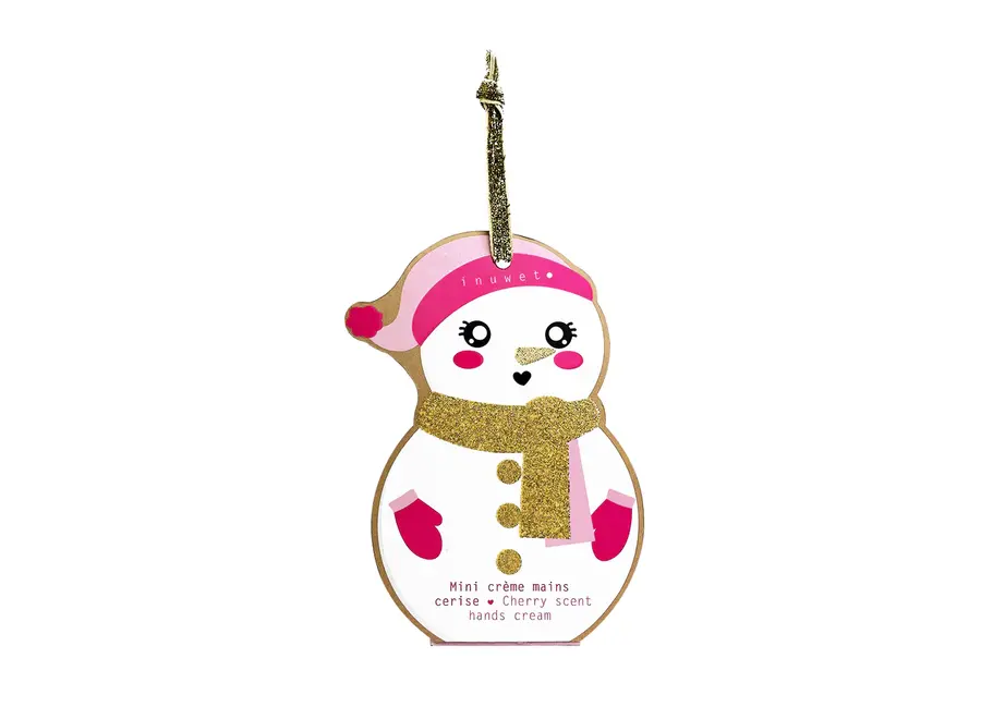 Santa Snowman // mini hand cream Cherry