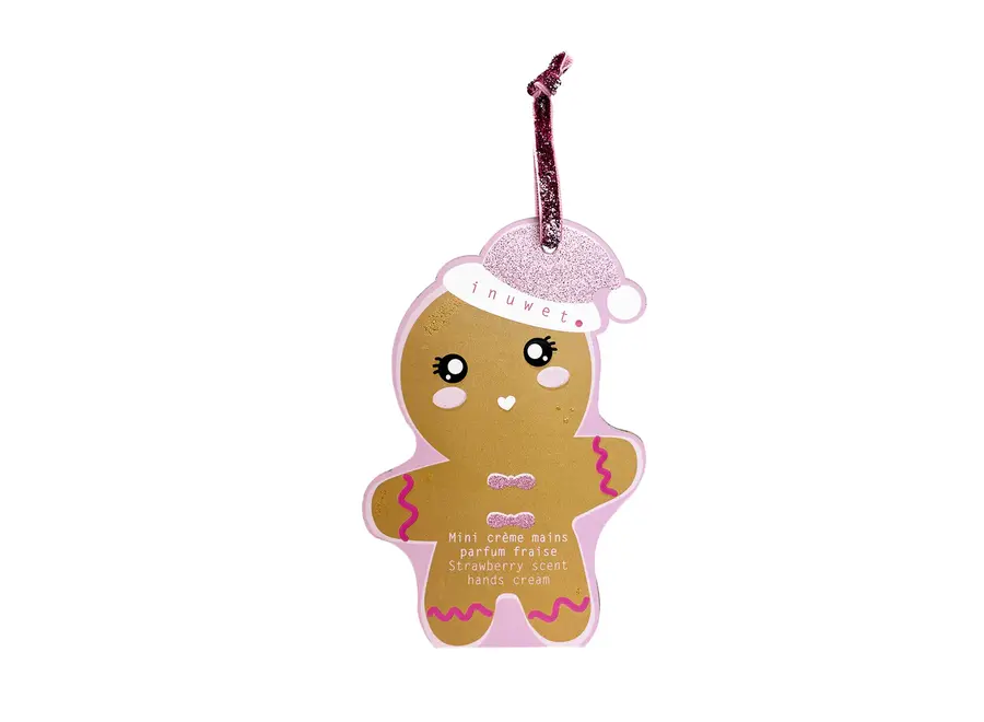 Inuwet Gingerbread Santa // mini handcream Strawberry