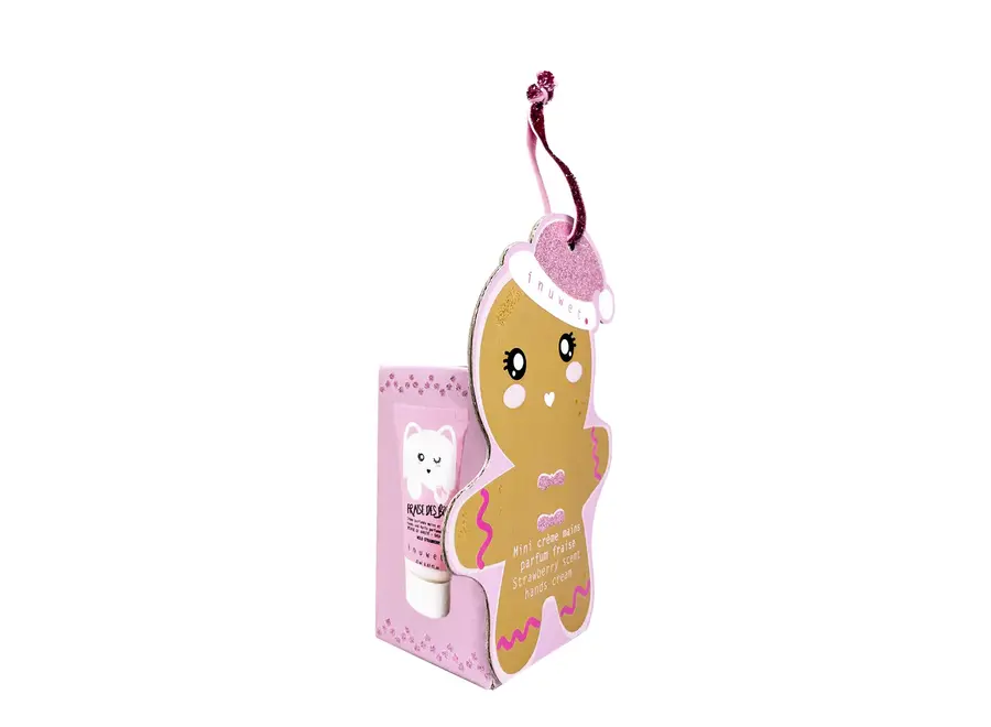 Inuwet Gingerbread Santa // mini handcream Strawberry