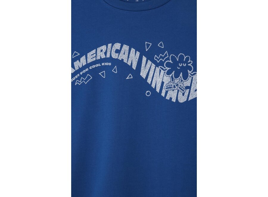 Fizvalley T-shirt Blue Roi Vintage