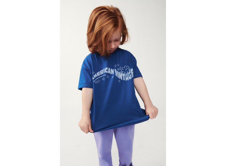 Fizvalley T-shirt Blue Roi Vintage