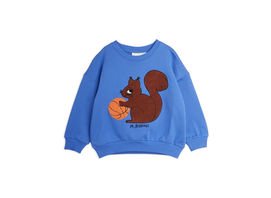 Squirrel Chenille emb Sweatshirt