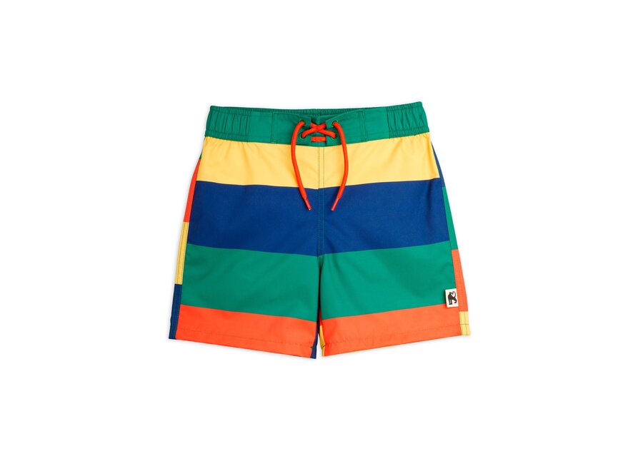 Stripe Woven Swim Shorts