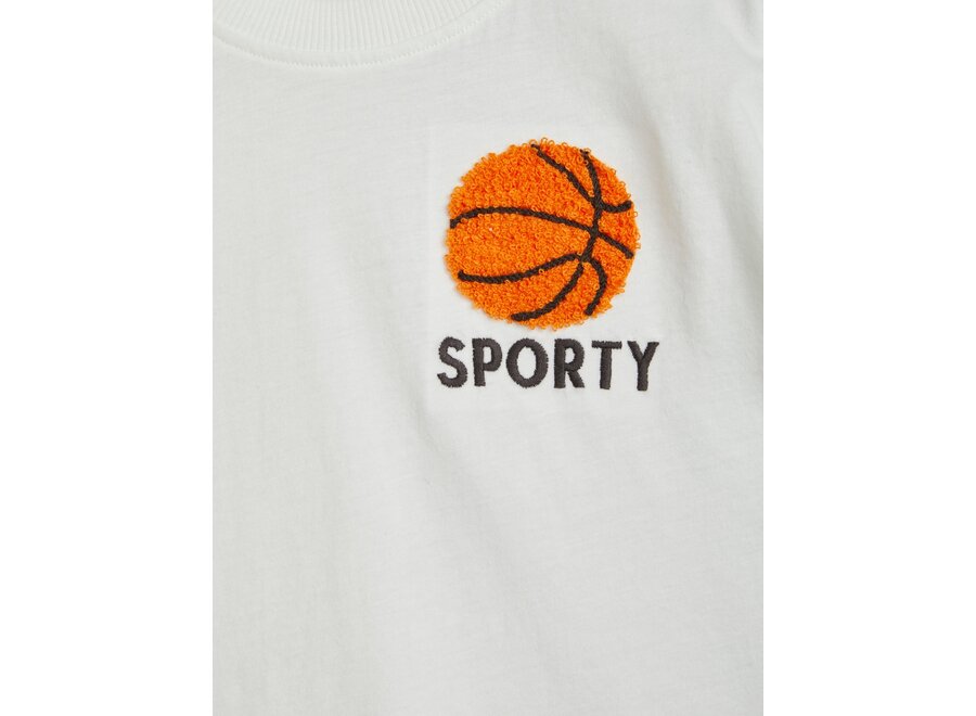 Basketball Chenille emb ss Tee