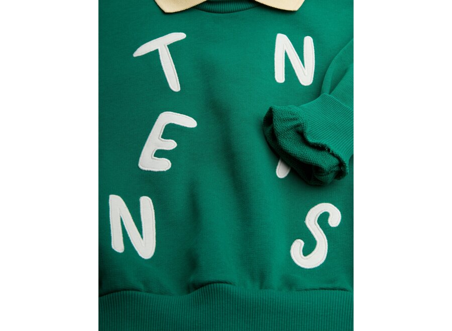 Tennis Application Collar sweatshirt