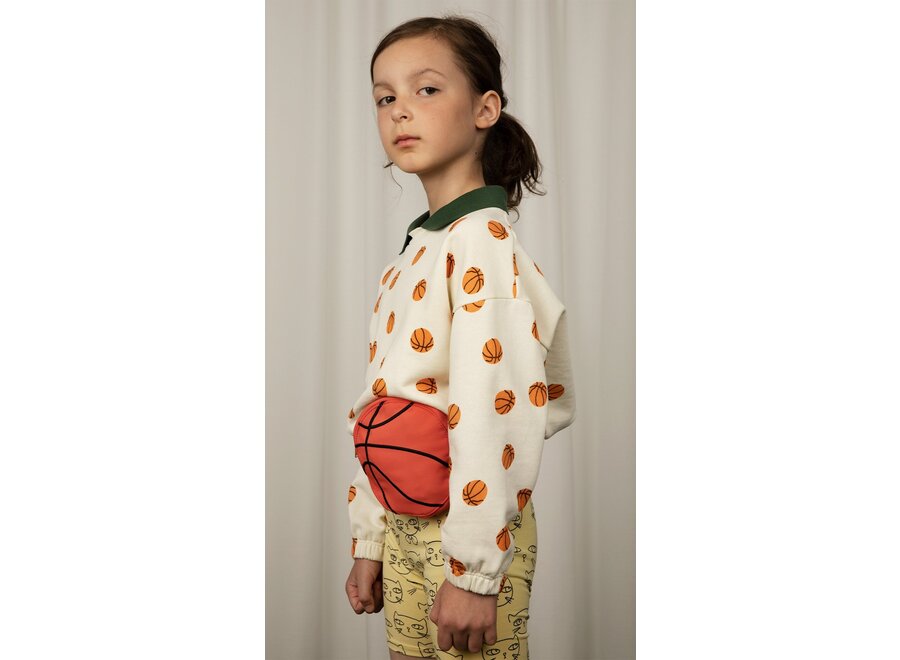 Basketball aop Collar Sweatshirt