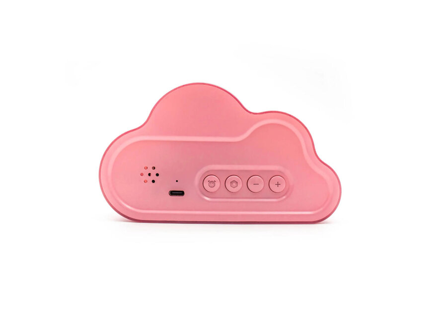 Lalarma Digitale wekker met thermometer Pink