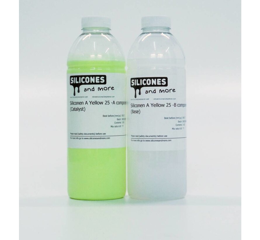 Siliconen Additie Yellow 25 Set (Gemiddeld hard)