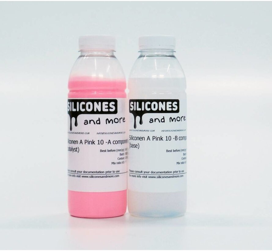 Silicone Addition Pink 10 Set (Soft)