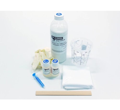 Silicone Condensation 20 Starter kit (Medium Hard, Bleeding)