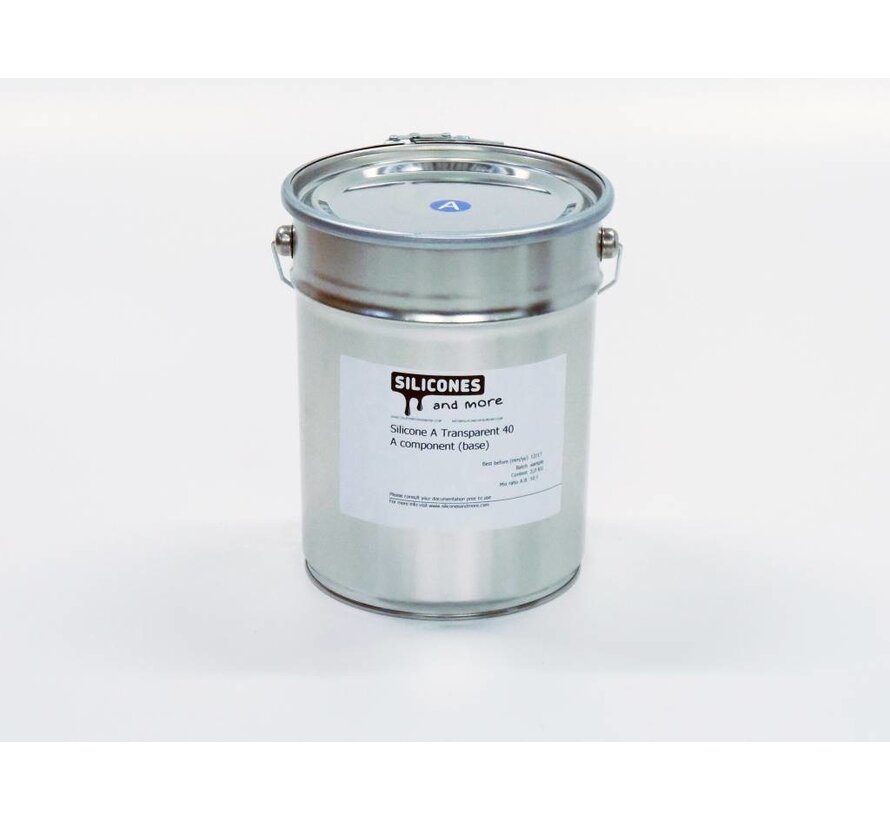 Silicone Addition Transparent 40 Normal (Hard)